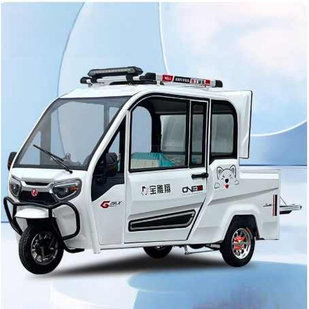Pickup, electric tricycle, fully enclosed, adult, household, with shed, passenger and freight, picking up children, national standard, elderly, commuting, electric scooter