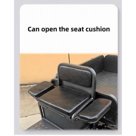 Load King electric tricycle for cargo long-distance running King agricultural road bully elderly delivery truck adult electric vehicle for cargo transportation