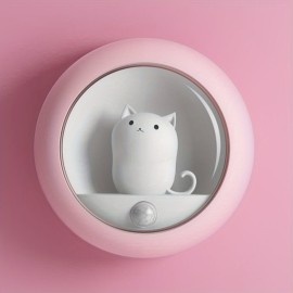 Sensing Lamp Intelligent Human Body Induction Night Light Kitten Induction Lamp K610 For Kids Room Kids Night Light For Girls Baby Boy Toddler Gifts