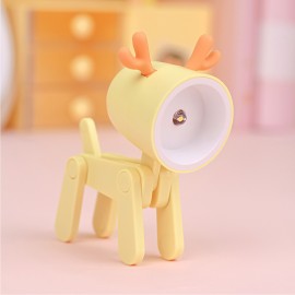Cute Animal Pet Night Light Table Lamp: Perfect Gift For Kids, Home Decor, Camping, Parties & More!