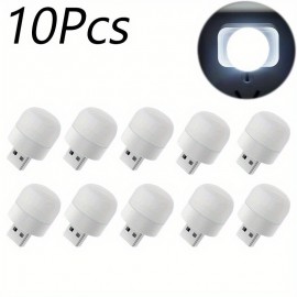 Mini USB Night Light Warm White Eye Protection Book Reading Light USB Plug For Computer Mobile Power Charging LED Night Lamp