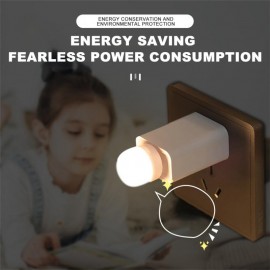 1pc/3pcs/5pcs Lamp USB Lamp Mini LED Night Light Power Bank Charging USB Book Lights Small Round Reading Desk Lamp Bulb
