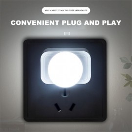 1pc/3pcs/5pcs Lamp USB Lamp Mini LED Night Light Power Bank Charging USB Book Lights Small Round Reading Desk Lamp Bulb