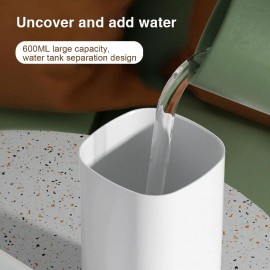 Humidifier 20.29oz Cool Mist Maker Purifier USB Ultrasonic Aroma Essential Oil Diffuser Romantic Mini Colorful Air Humidifier