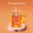 Smart Thermostatic Heating Cup Mat Three Gears Adjust Thermostatic Warming Cup 55 Degrees Hot Milk Hot Coffee Afternoon Tea Magic Heating Base Insulated Water Cup Warming Cup Mat