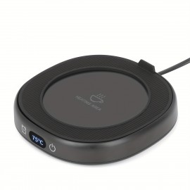 Smart Thermostatic Heating Cup Mat Three Gears Adjust Thermostatic Warming Cup 55 Degrees Hot Milk Hot Coffee Afternoon Tea Magic Heating Base Insulated Water Cup Warming Cup Mat