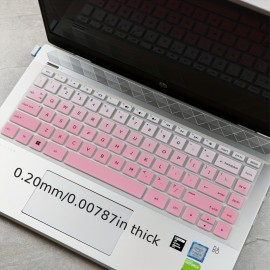 For HP Pavilion 14 Series 14-ce 14s-cf 14-bs 14s-dk 14-cm 14-ce307 14-bs 14s-cf  14S- Dp0003AU  14s-dk0xxx 14q-cs0001TX I5-8250U X360 14-BA/14-BF/14-BW/14S-CF/14q-cs0001TX 14-inch Full Line Laptop Silicone Case Cover Keyboard Cover