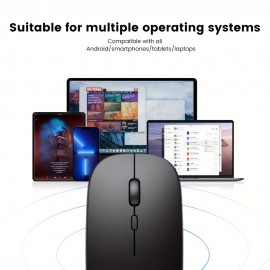 Rechargeable Wireless Mouse Wireless Mouse Computer Ergonomic Mini USB Mouse 2.4Ghz Silent For Macbook Optical Mouse For Laptop