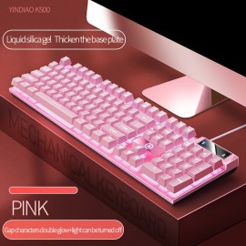 Wired Keyboard For Computer Game Office Luminous Desktop Notebook Universal