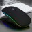 Dual Mode Wireless Mouse Mute Office Colorful RGB Backlight Battery Model Wireless Mouse Suitable For Ipad Mobile Phone Tablet