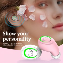 Ultra-small Mini Wireless Earphones, Dual-Ear Sleep TWS In-Ear Style, For Male And Female Universal Music Listening, Sports Fitness Running Earphones, 5.3 Chip For Android, For IPhone Universal