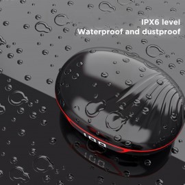 TWS In-Ear Stereo Headphones: LED Display, 590.55inch Auto Pairing, Active Noise Reduction, IPX6 Waterproof & Dustproof, Volume Control, Voice Answer & Summon Siri - Wireless Charging Case Included!