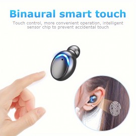 New A6s Tws  ln-Ear Hi-fi Stereo Wireless Earbuds:Superb Audio Quality & Long Battery Life - Perfect Gift For Men &Women!